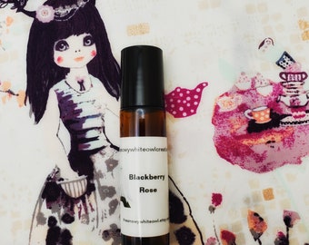 Blackberry Rose Perfume-blackberry, rose, caramel, red currant, figgy white plum- rollerball perfume