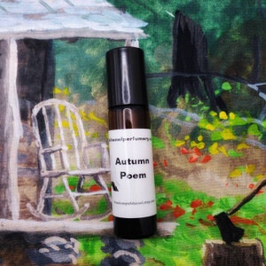 Autumn Poem Perfume-baked pumpkin orange shortbread-rollerball perfume-indie perfume