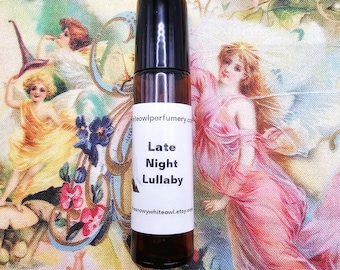 Late Night Lullaby Perfume Oil: Lavender, Marshmallow Comfort Scent