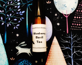 Blueberry Basil White Tea Perfume: Citrus Rollerball