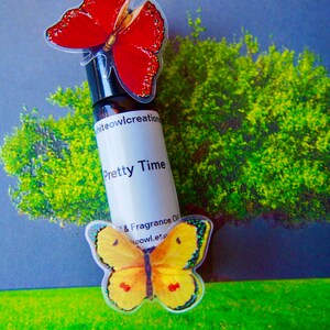 Pretty Time Perfume- rain, honey, lavender, lemon, rose, clover, powder-rollerball perfume