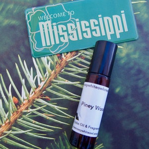 Piney Woods Perfume-pine, fir accord, cedar, moss - rollerball perfume