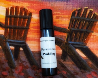 Persimmon Pudding Perfume Oil, Kumquat Brandy, Indie Rollerball
