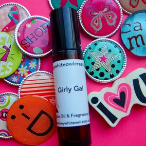 Girly Gal Perfume Oil-cotton candy, bubble gum, marshmallow- rollerball perfume