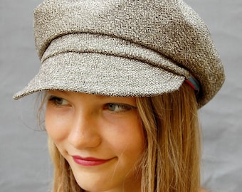 Silk Tweed Captains Cap, ZUTmaud