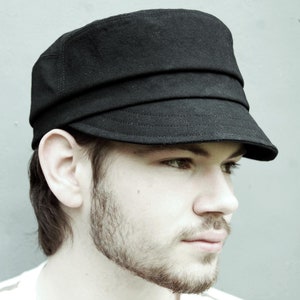 Handmade cap in Japanese mikkuso cotton-linen fabric, ZUTniko by ZUThats