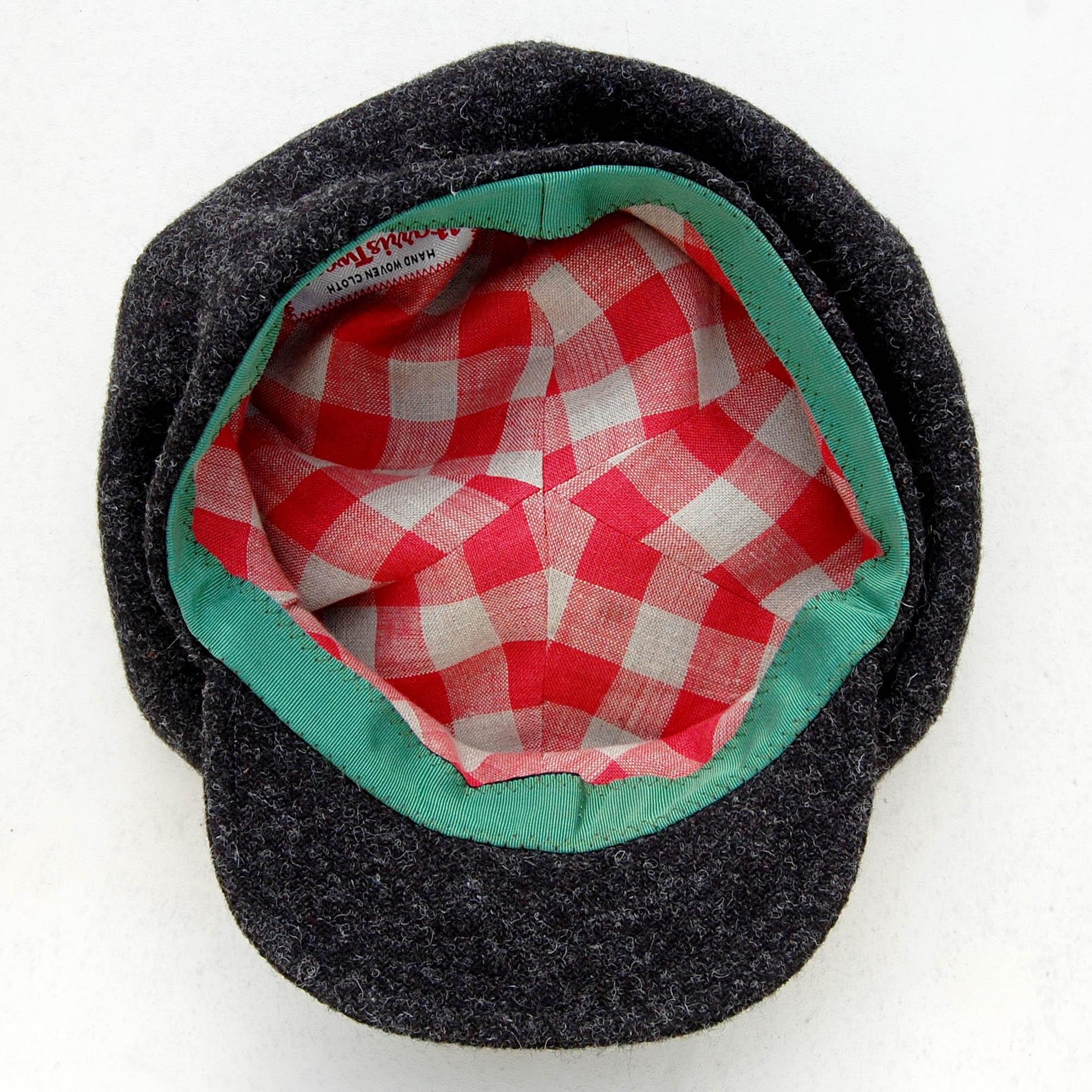 Charcoal Harris Tweed Slouchy Cap, Zutenzo, by Zuthats - Etsy