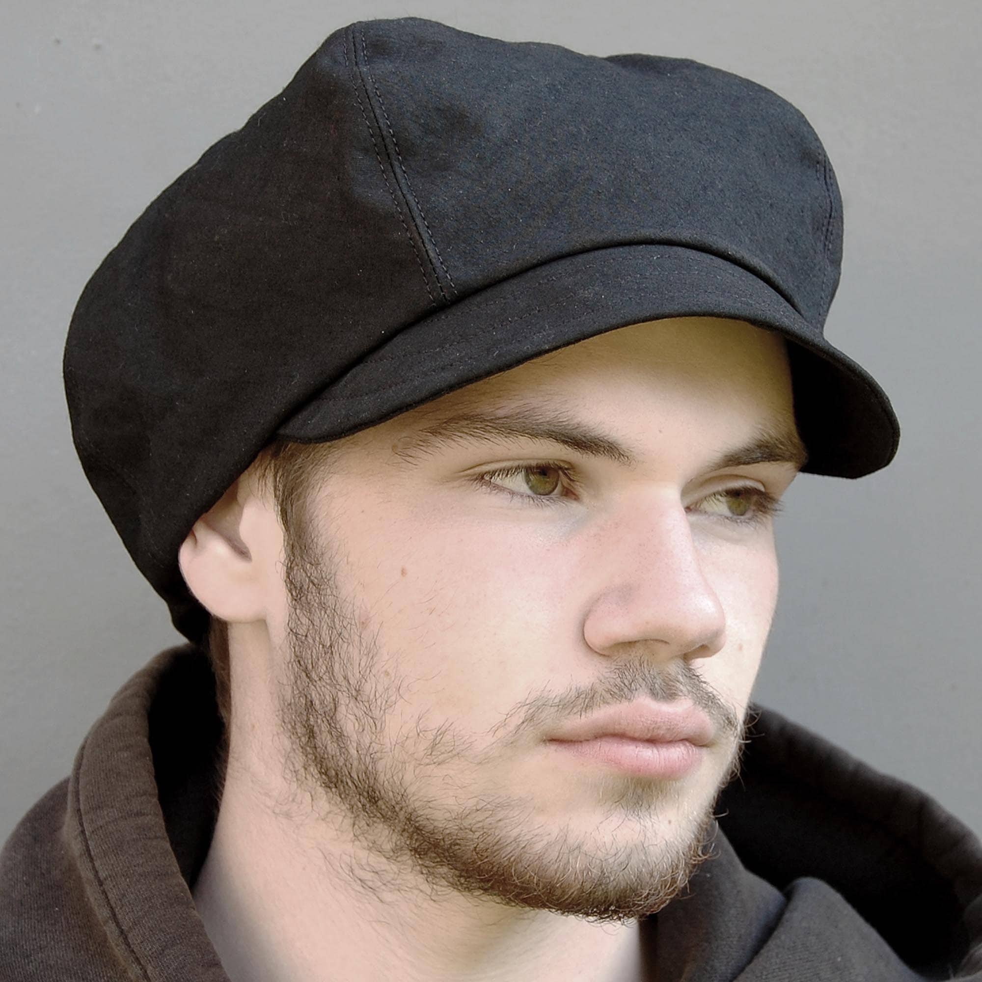 Japanese Black Cotton-linen Mikkuso Cloth Cotton Cap, by Zuthats