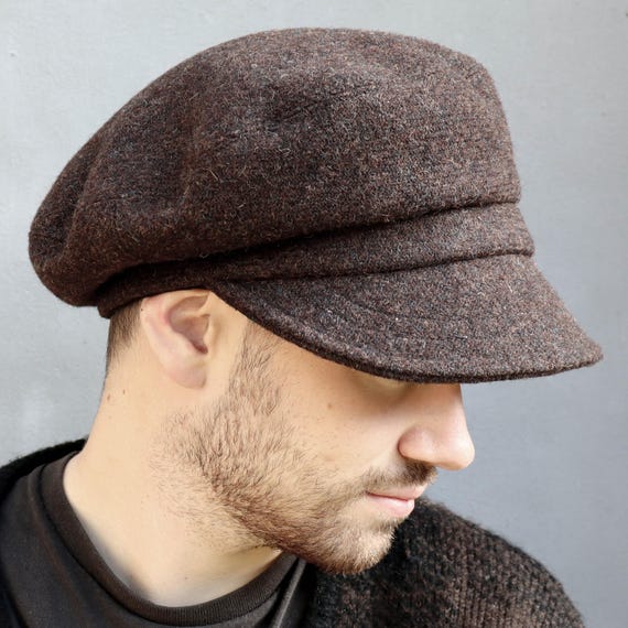 帽子 HIGHER Harris Tweed Oatmeal Casquette HIGHER Harris Tweed