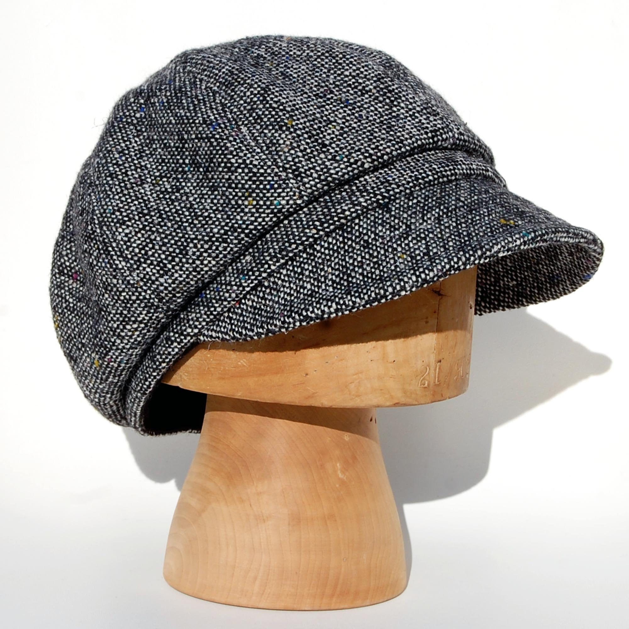Donegal tweed sale baker boy cap
