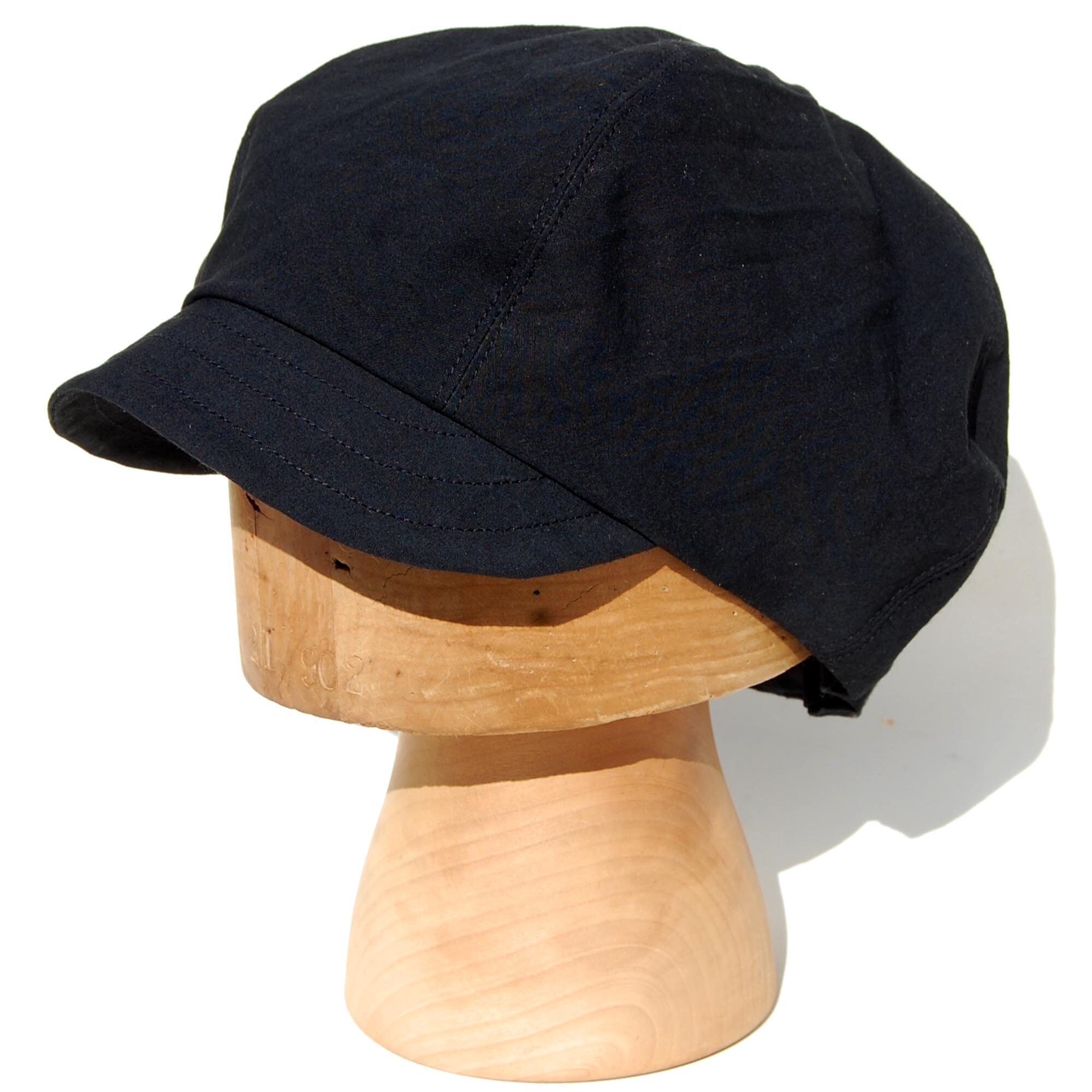 Japanese Black Cotton-linen Mikkuso Cloth Cotton Cap, by Zuthats