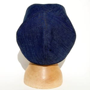 Handmade denim 5 panel cap by ZUThats, ZUTjean image 5