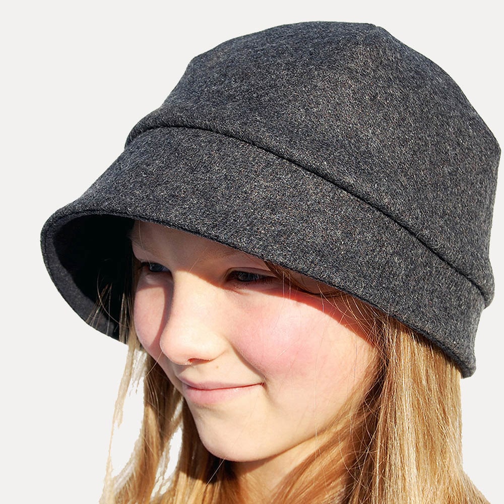 Handmade Plain Grey Harris Tweed Womens 
