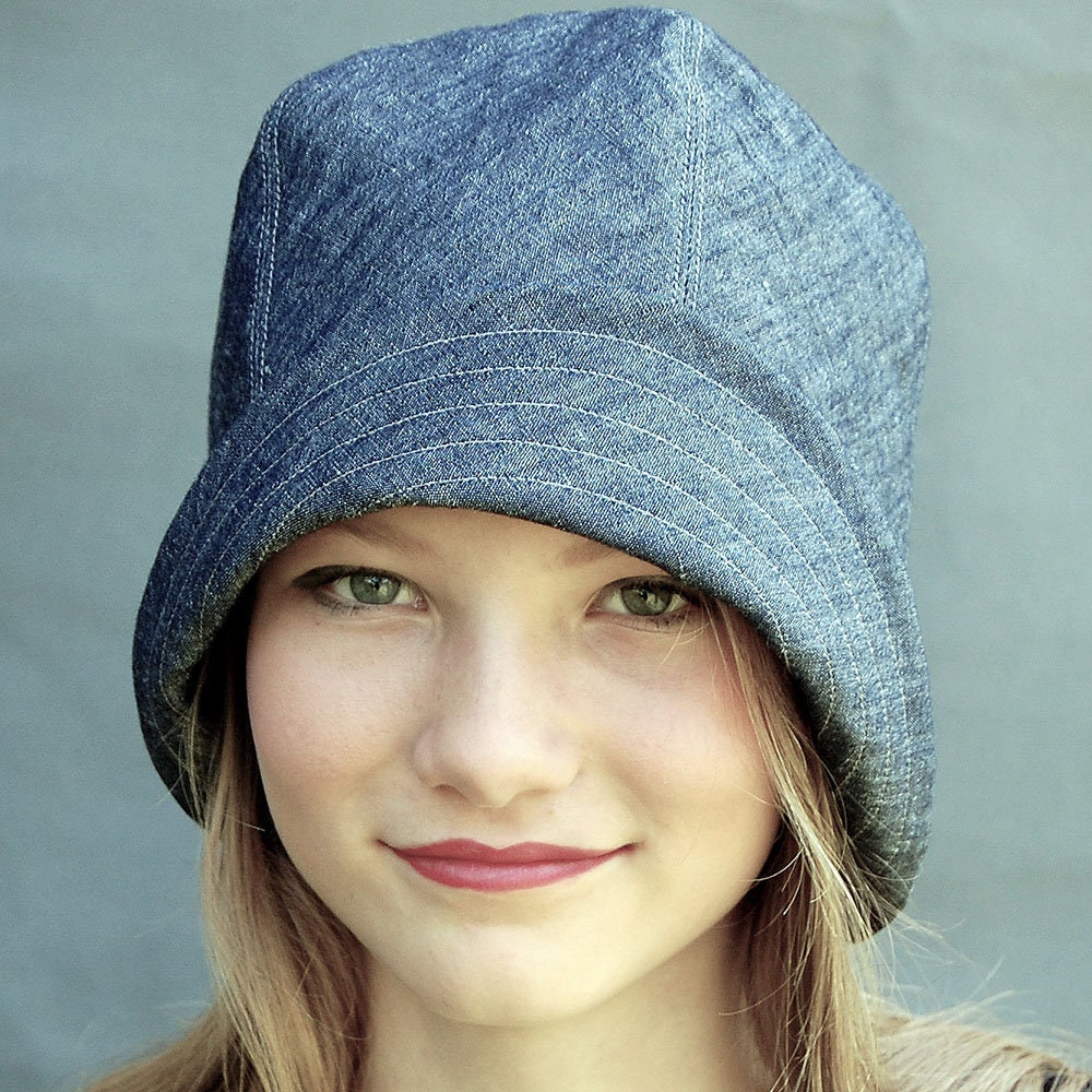 Handmade Asymmetrical Indigo Linen 