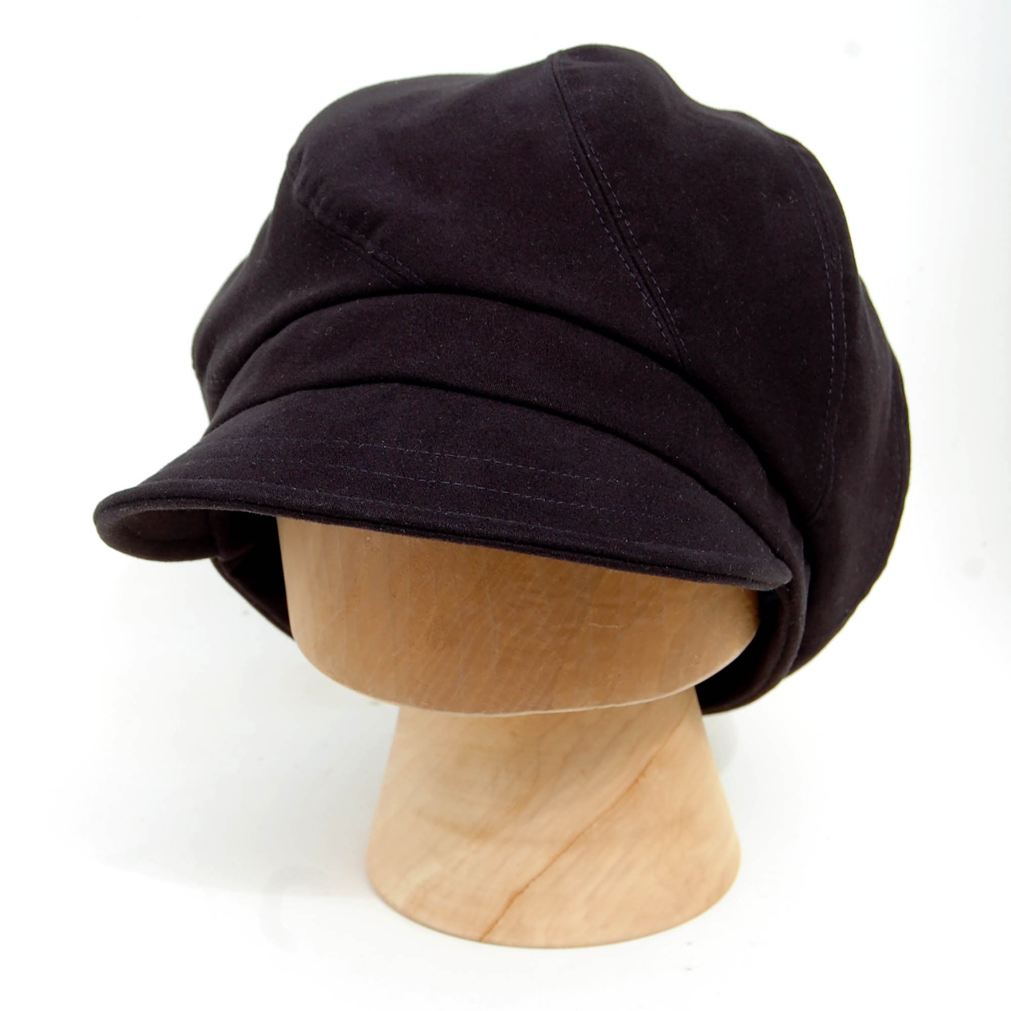 帽子 SD Twill News Boy Cap Black L Black Eco Twill Slim Newsboy Cap - Winner Caps MFG. Company