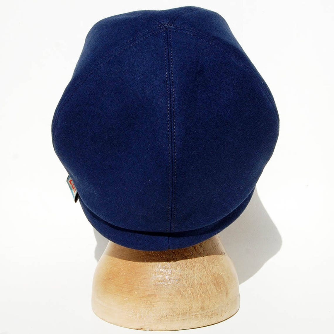 Handmade French Cap Navy Cotton Cap Navy Newsboy Cap Etsy