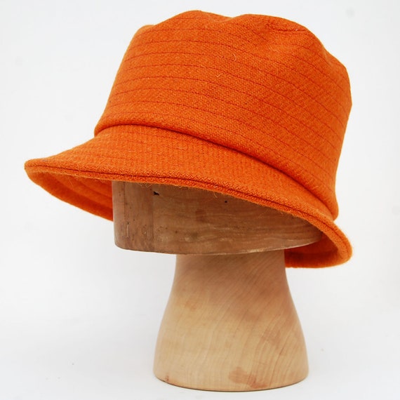 wool orange hunting hat