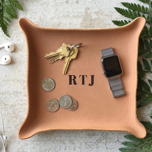 Personalized Christmas Gifts for Boyfriend / Monogram Leather Etsy