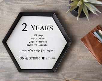 Personalized Cotton Tray • 2nd Anniversary Gifts for Men • Cotton Anniversary Gift for Him •  Custom Catchall Tray with your Words on COTTON