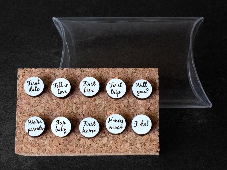 Custom Push Pins Personalized Milestone Pins for Map Etsy