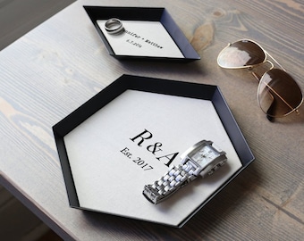 Personalized Cotton Tray • 2nd Wedding Anniversary Gift • Cotton Anniversary Gift Idea • Custom Tray with Names, Vows, Song on COTTON