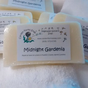 Midnight Gardenia | Handmade Soap | Vegan Soap | Mild Soap | Vegetable Oil Based Soap | Free Shipping |