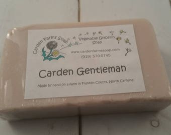 Carden Gentleman  | Handmade Soap | Vegan Soap | Mild Soap | Vegetable Oil Based Soap | No Color Added Soap | FREESHIPPING |