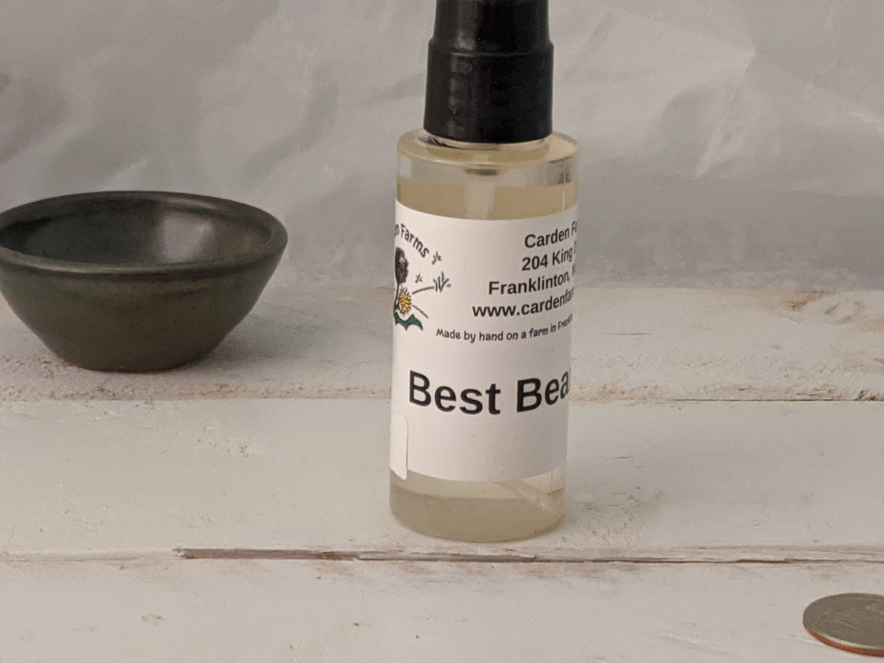Carden Gentleman Beard Oil Spray Vegan Organic Oils Handmade