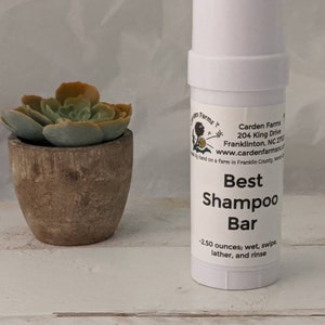 Goat&#39;s Milk Lavender Best Shampoo Bar | Vegan | Travel Size | Free Shipping |