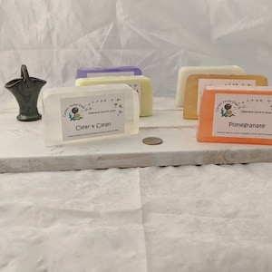 Package of Six (6) Bars of Carden Farms Soap | Your Choice | Handmade Soap | Vegan Soap | Vegetable Oil Based Soap | Free Shipping |