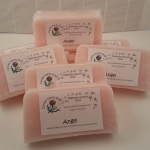 Angel Handmade Soap | Vegan Soap | Mild Soap | Vegetable Oil Based Soap | Handmade | Raspberry Oil Soap | Melon Oil Soap | FREE SHIPPING |