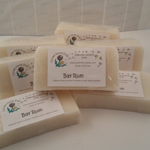 Bay Rum Handmade Soap | Handmade Soap | Vegan Soap | Mild Soap | Vegetable Oil-Based Soap | Free Shipping |