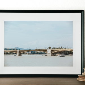 Budapest Print, Budapest Bridge Photo, Instant Download, Digital Download, Printable Art, Room Decor, Wall Art, Minimalist Modern, City Art