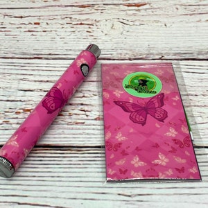 Pink Butterflies COVER For You OOZE 1.0 and 2.0 Vape Pen