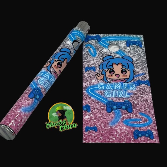 Vape Pen Skin | Gamer Girl Graphic | Anime Kawaii Cartoon