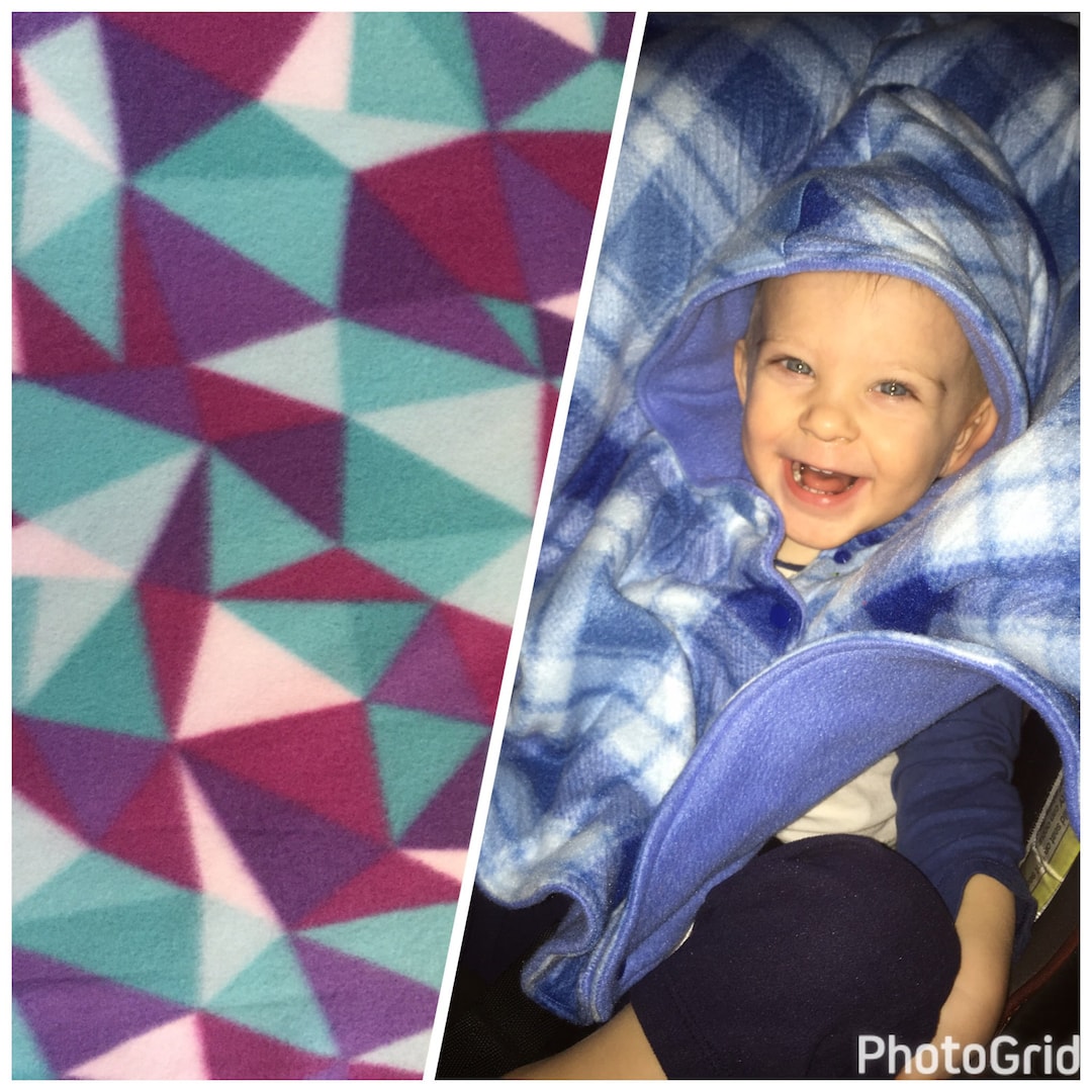 Car Seat Poncho, Fleece Poncho, Carseat Blanket, Toddler Poncho, Baby Poncho, Carseat Poncho