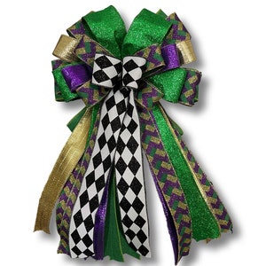 Mardi Gras, Fat Tuesday Bow