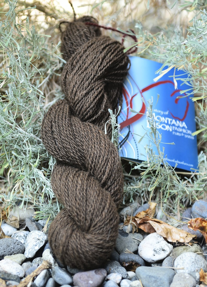BISON RANCH YARN Brown image 1
