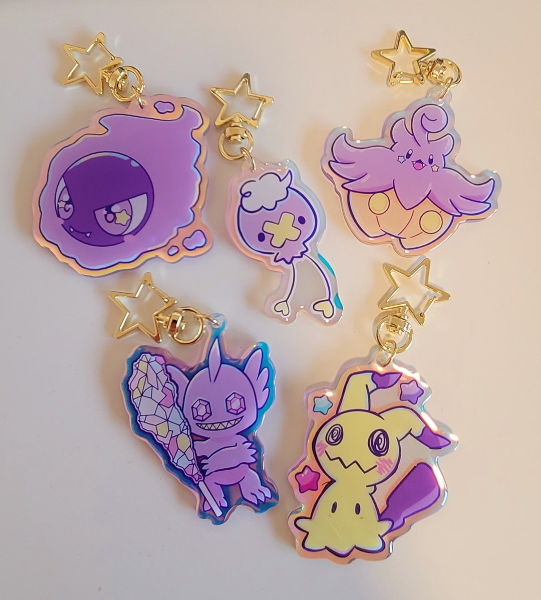 Pokemon Halloween 2 Double-side Acyrlic Keycharms 