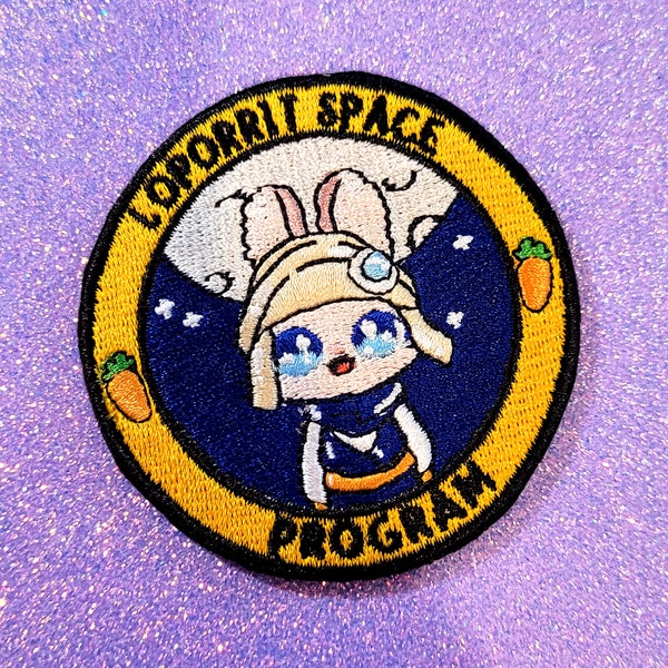 FF14/Final Fantasy Iron on Embroidered Patch 2.5 inches - Loporrit Space Program - Endwalker Expansion