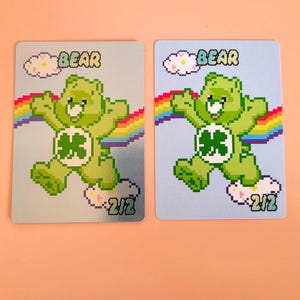 Magic the Gathering 2/2 Bear Token - Rainbow, moon, or clover bear - holo or non holo