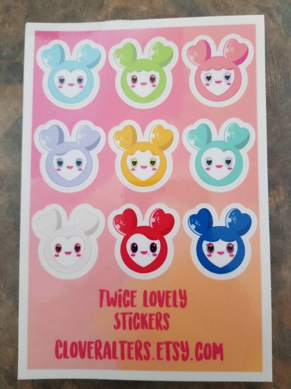 Twice Kpop Korean Pop Music Lovely Vinyl Sticker Sheet Decal Etsy Twice Kpop Korean Pop Music Lovely Vinyl Sticker Sheet Decal Etsy