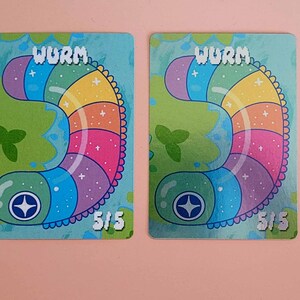 Magic the Gathering 5/5 rainbow Wurm Token - holo or non holo