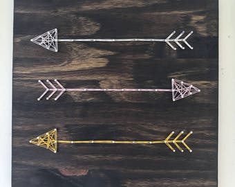 Arrows - Handmade custom arrow string art