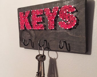 String Art - Key Hook - Custom Storage