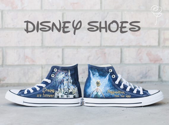 Scarpe Converse Disney Dipinte a Mano personalizzabili | Etsy