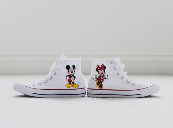 mickey mouse high top converse