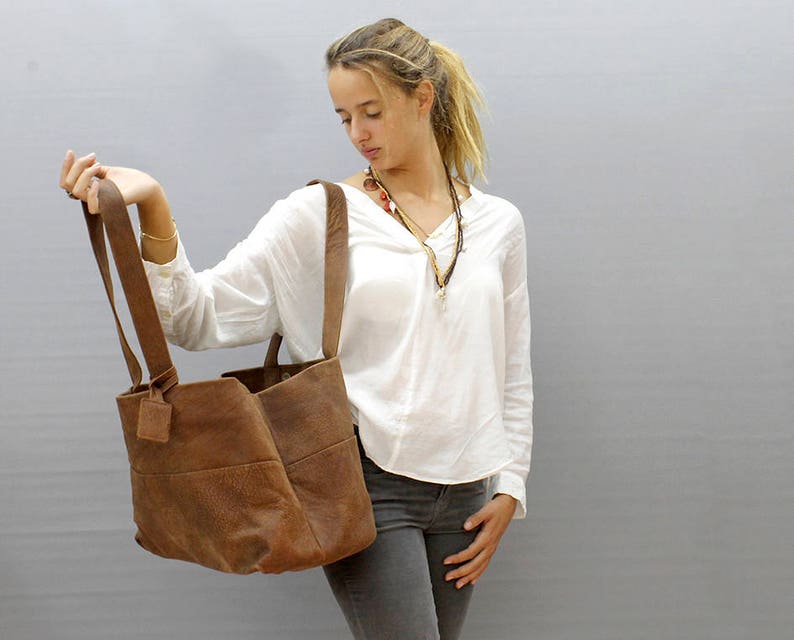 Large Leather Totes Sale