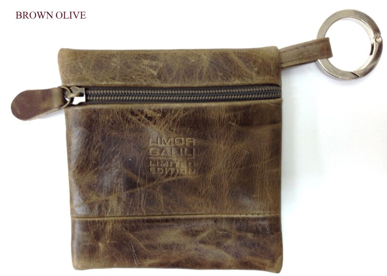 SALE Womens wallets Leather Wallet Keychain Wallet Key Ring Etsy