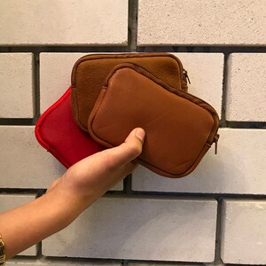 Monedero de monedas, Monedero Monograma, Billetera pequeña, billetera en efectivo, Estuche de tarjetas de crédito, Billetera de cuero, Regalo para hombres, Regalo para mujeres